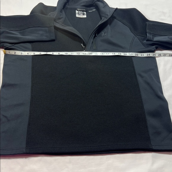 Spyder men’s quarter zip black size XXL - Picture 7 of 9